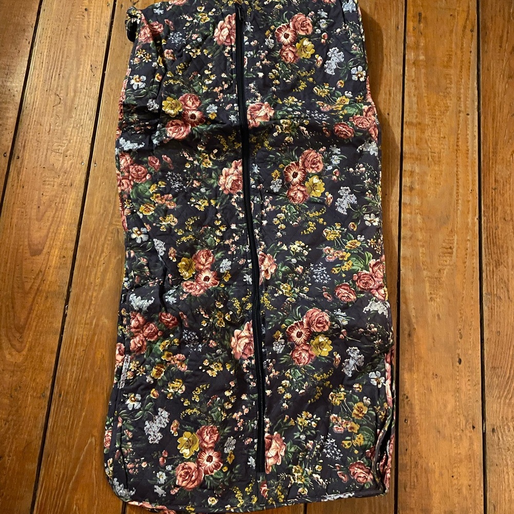 Floral hanging clothes bag